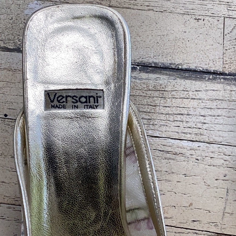 Versani Made in Italy Kitten Heel Mules – Size 5.5 B - Picture 4 of 9